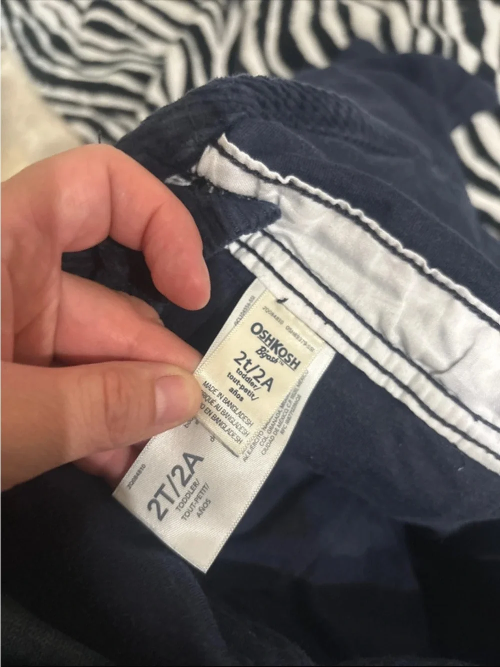OshKosh B'gosh Dark Blue Corduroy Kids Overalls